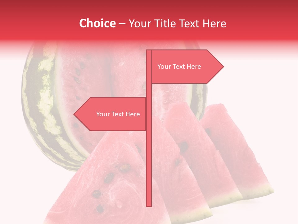 White Portion Raw PowerPoint Template