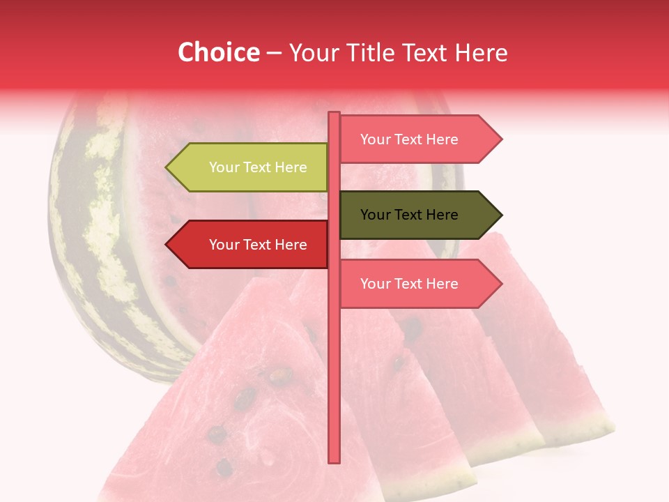 White Portion Raw PowerPoint Template