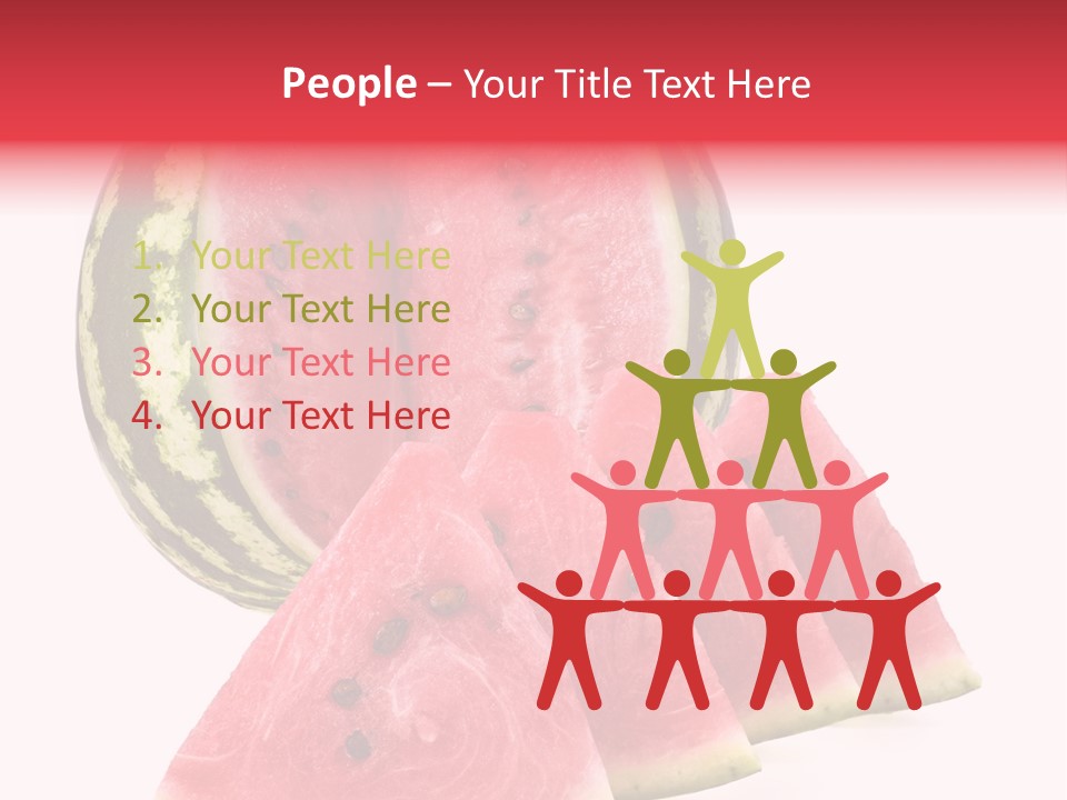 White Portion Raw PowerPoint Template