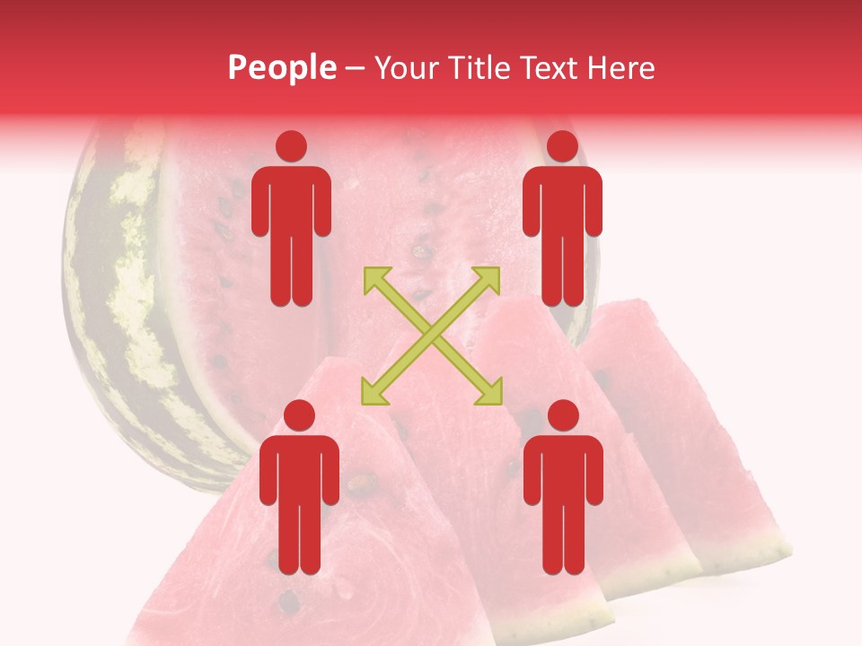 White Portion Raw PowerPoint Template