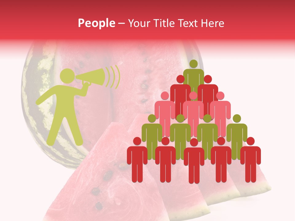 White Portion Raw PowerPoint Template