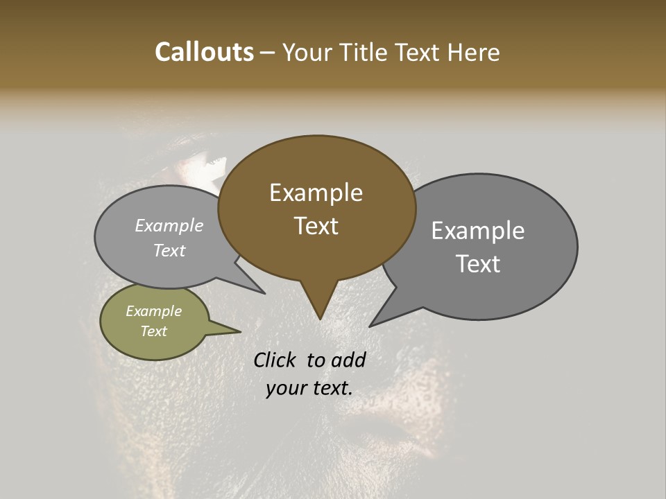 Concept Confrontation Conflict PowerPoint Template