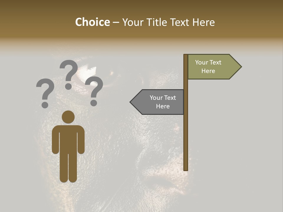 Concept Confrontation Conflict PowerPoint Template