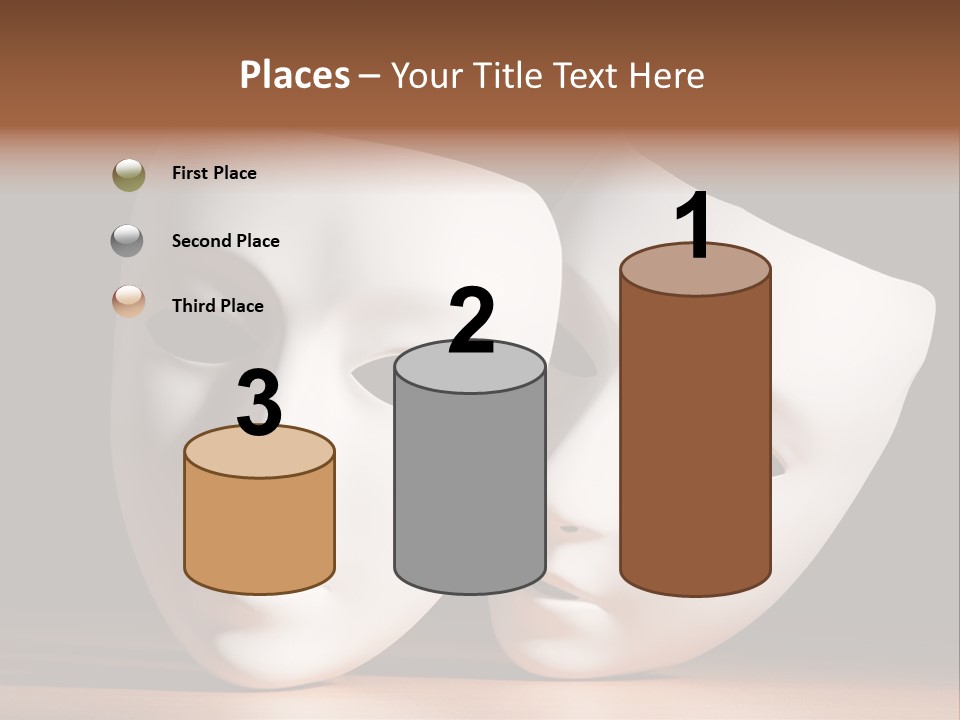 Folded Actor Cheerful PowerPoint Template