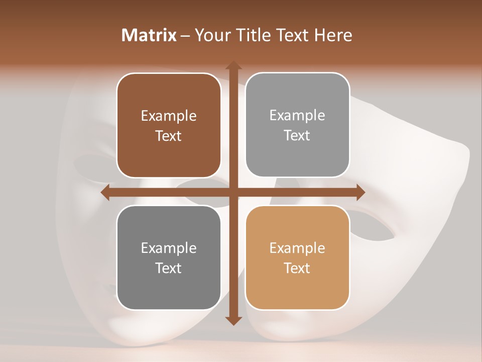 Folded Actor Cheerful PowerPoint Template