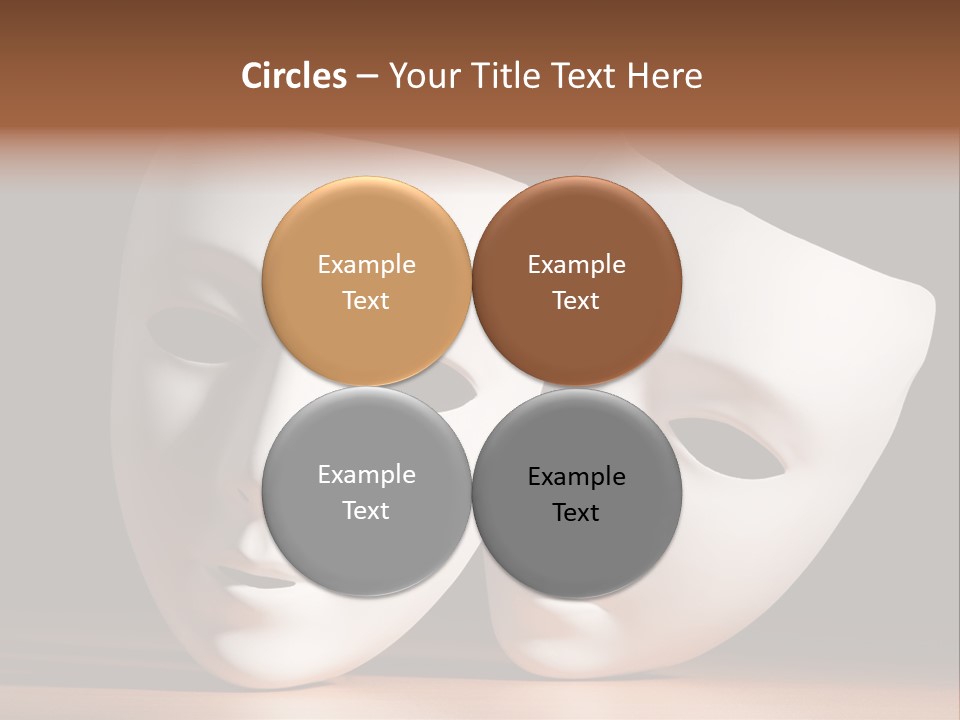 Folded Actor Cheerful PowerPoint Template