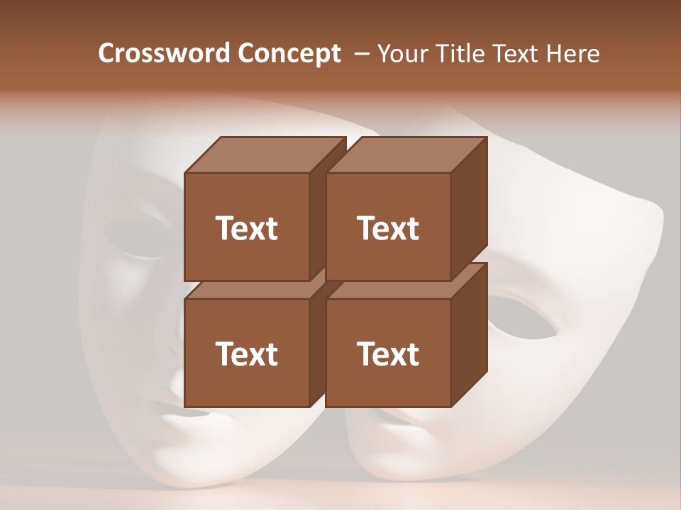 Folded Actor Cheerful PowerPoint Template