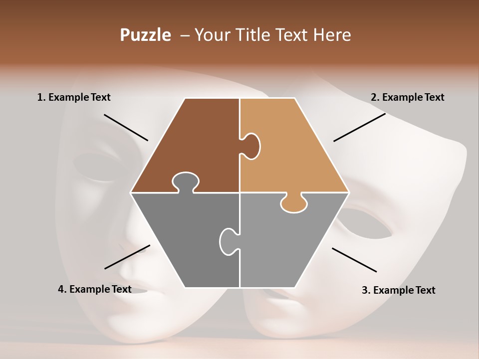 Folded Actor Cheerful PowerPoint Template