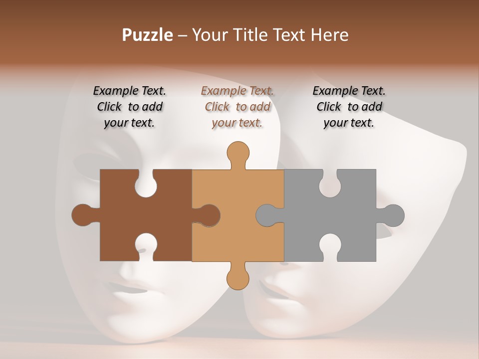 Folded Actor Cheerful PowerPoint Template