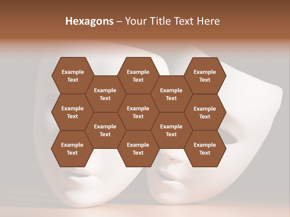 Folded Actor Cheerful PowerPoint Template