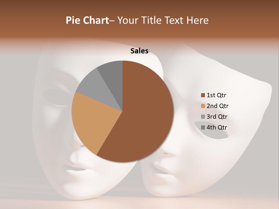 Folded Actor Cheerful PowerPoint Template