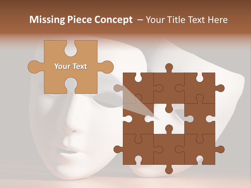 Folded Actor Cheerful PowerPoint Template