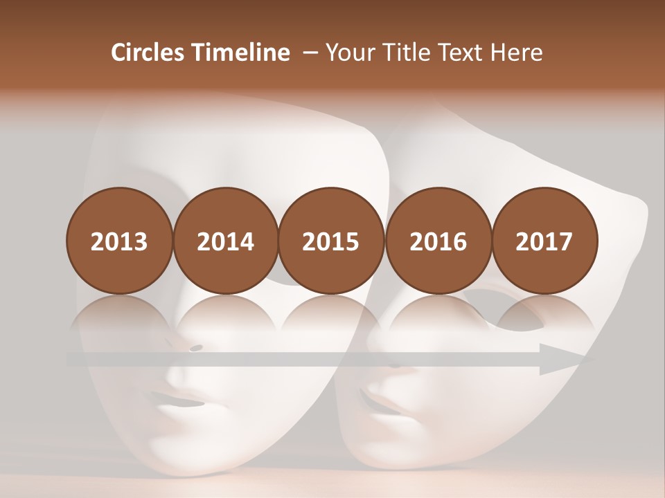 Folded Actor Cheerful PowerPoint Template