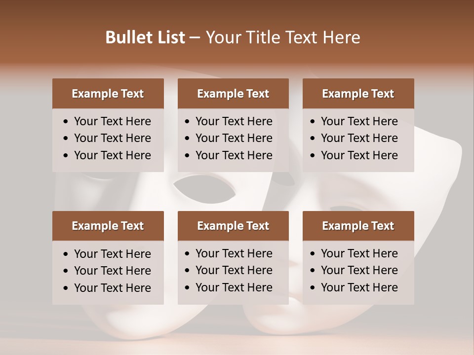Folded Actor Cheerful PowerPoint Template