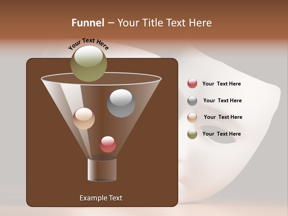 Folded Actor Cheerful PowerPoint Template