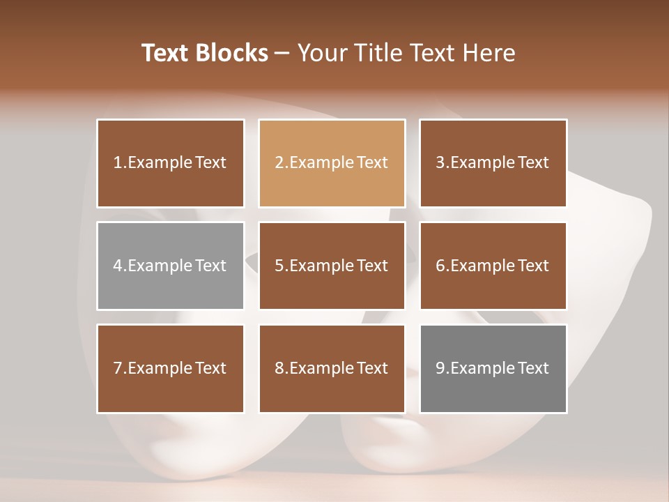 Folded Actor Cheerful PowerPoint Template
