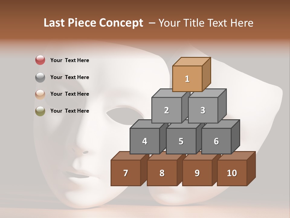 Folded Actor Cheerful PowerPoint Template