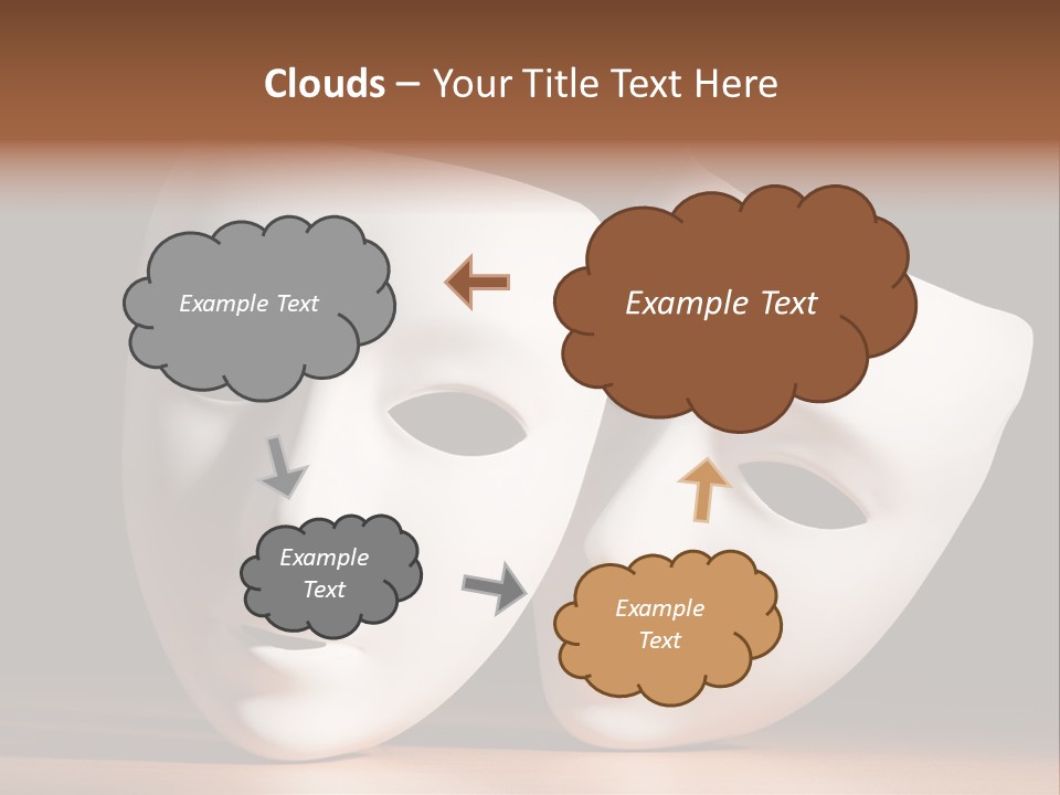 Folded Actor Cheerful PowerPoint Template