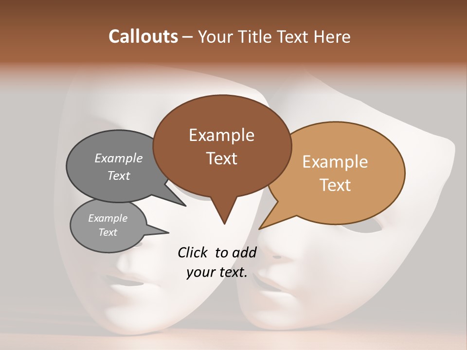 Folded Actor Cheerful PowerPoint Template