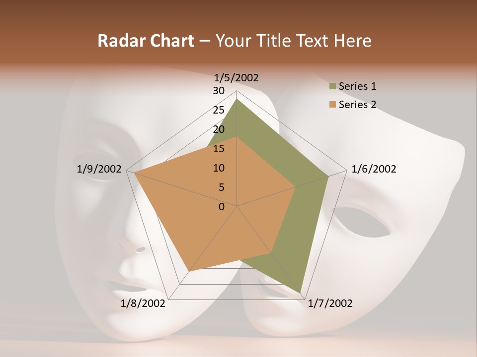 Folded Actor Cheerful PowerPoint Template