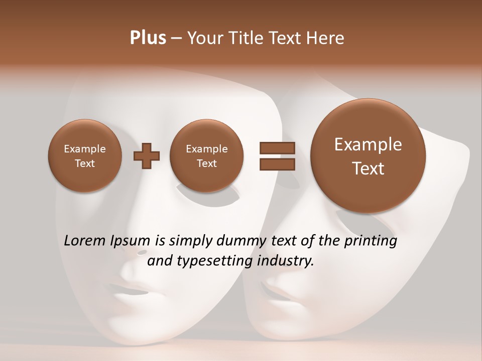 Folded Actor Cheerful PowerPoint Template