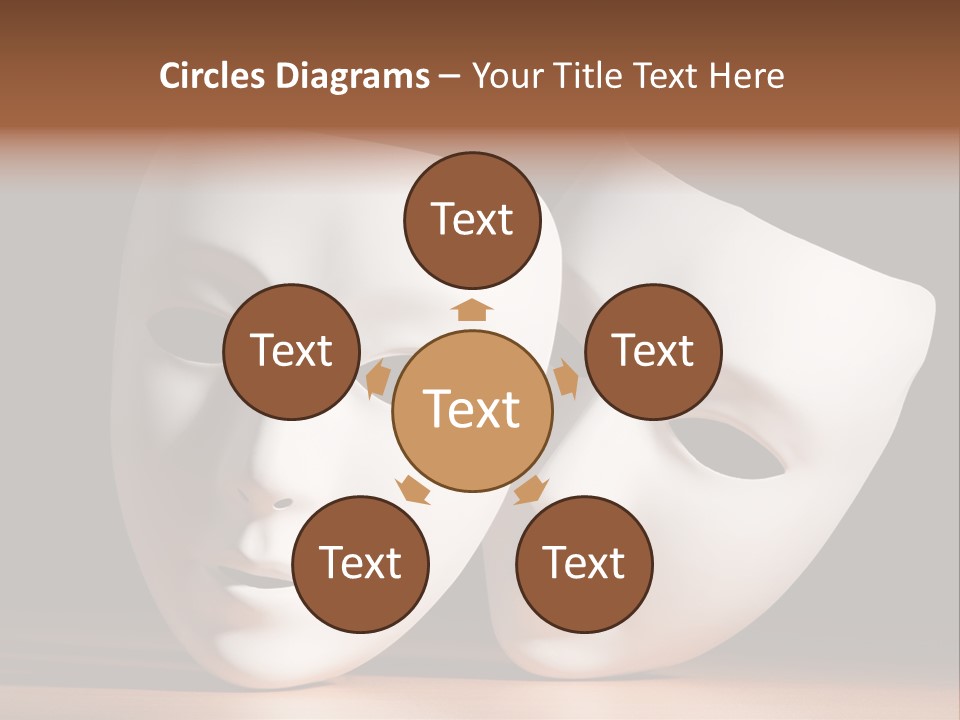 Folded Actor Cheerful PowerPoint Template