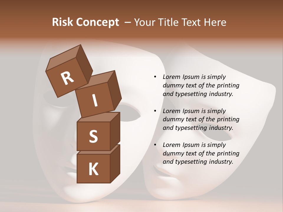 Folded Actor Cheerful PowerPoint Template