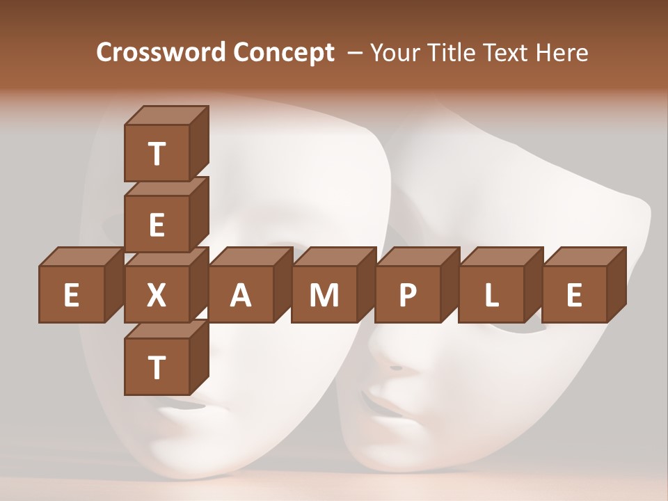 Folded Actor Cheerful PowerPoint Template