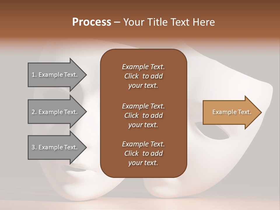 Folded Actor Cheerful PowerPoint Template