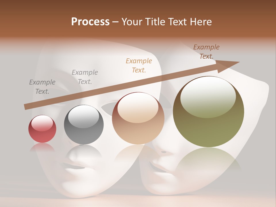 Folded Actor Cheerful PowerPoint Template