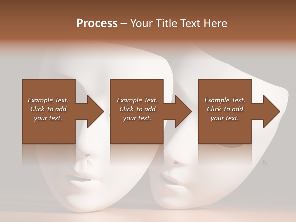 Folded Actor Cheerful PowerPoint Template