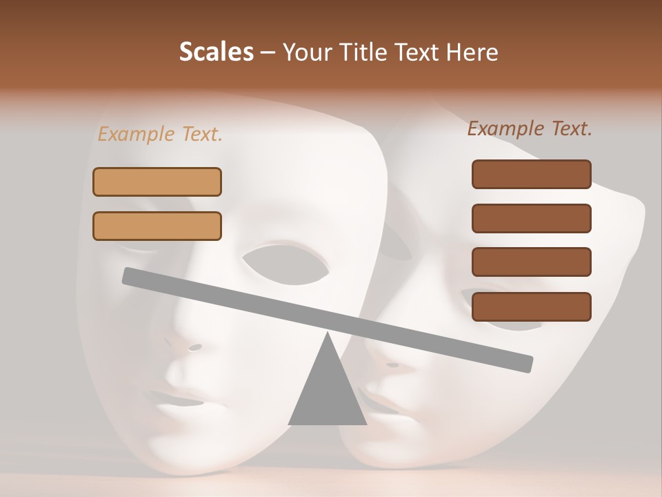 Folded Actor Cheerful PowerPoint Template