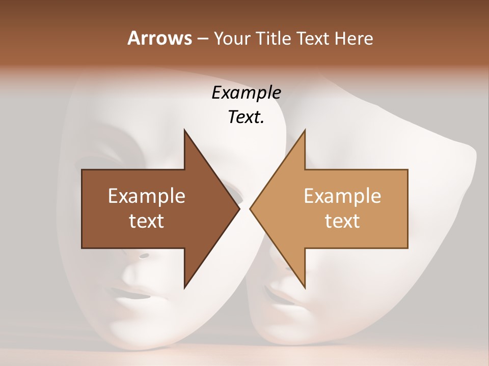 Folded Actor Cheerful PowerPoint Template