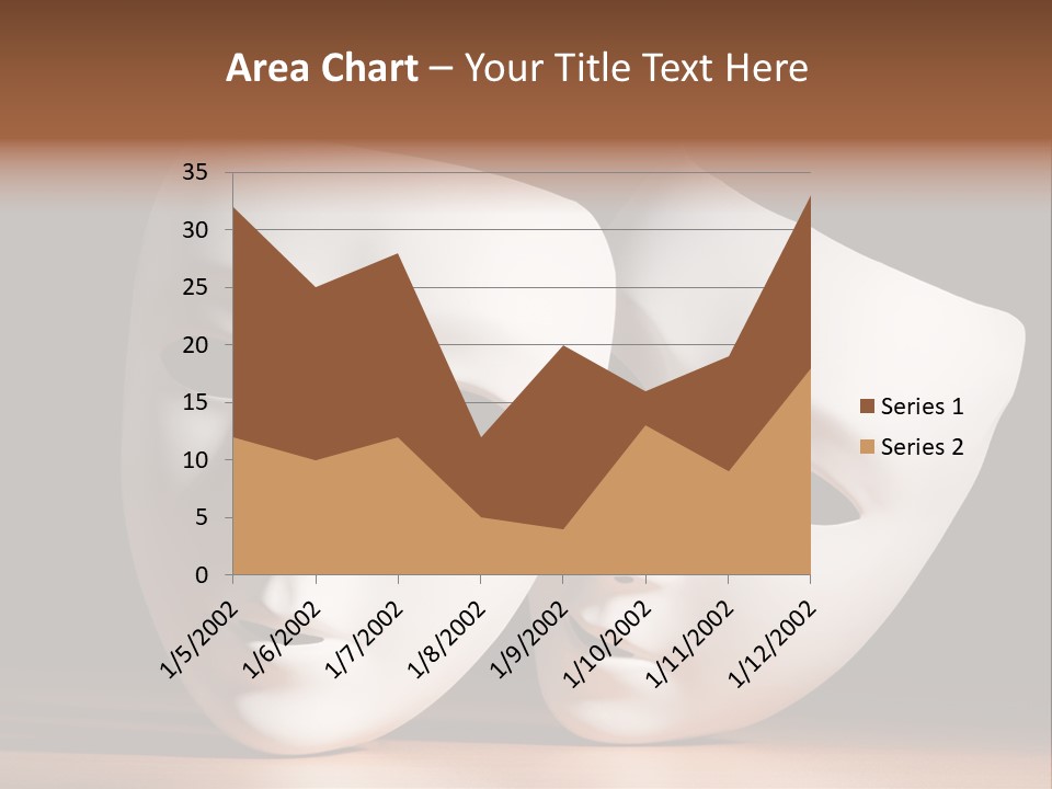 Folded Actor Cheerful PowerPoint Template