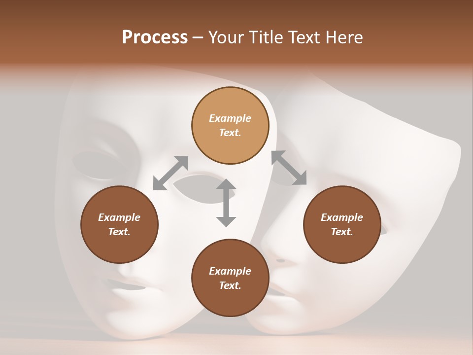 Folded Actor Cheerful PowerPoint Template