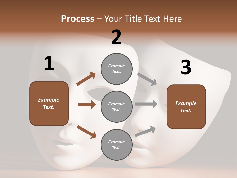 Folded Actor Cheerful PowerPoint Template