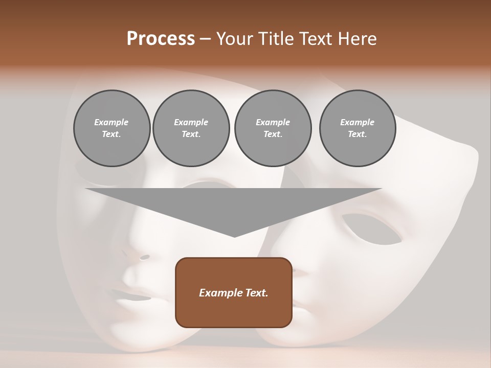 Folded Actor Cheerful PowerPoint Template