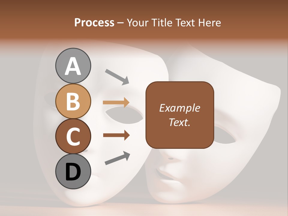 Folded Actor Cheerful PowerPoint Template