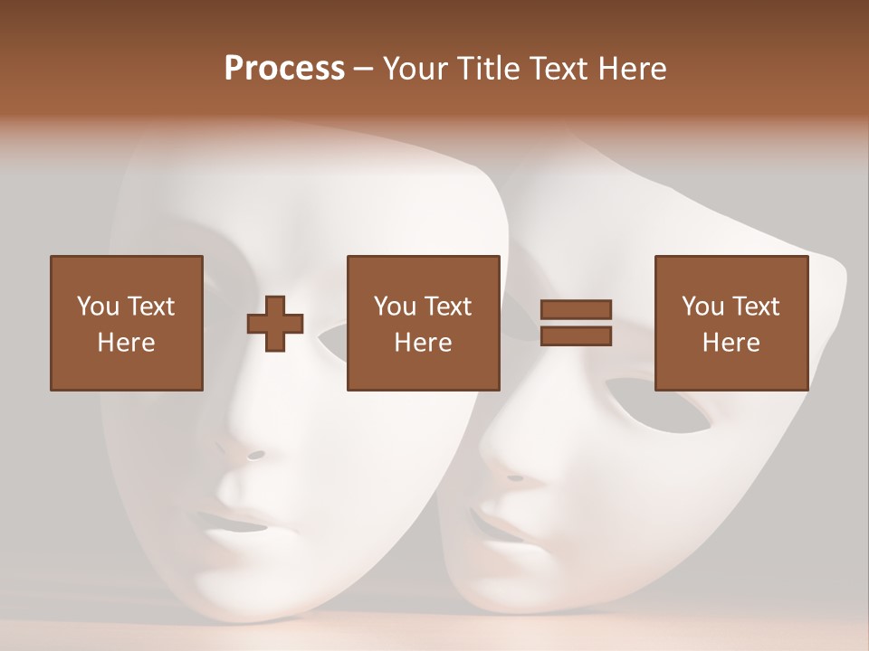 Folded Actor Cheerful PowerPoint Template