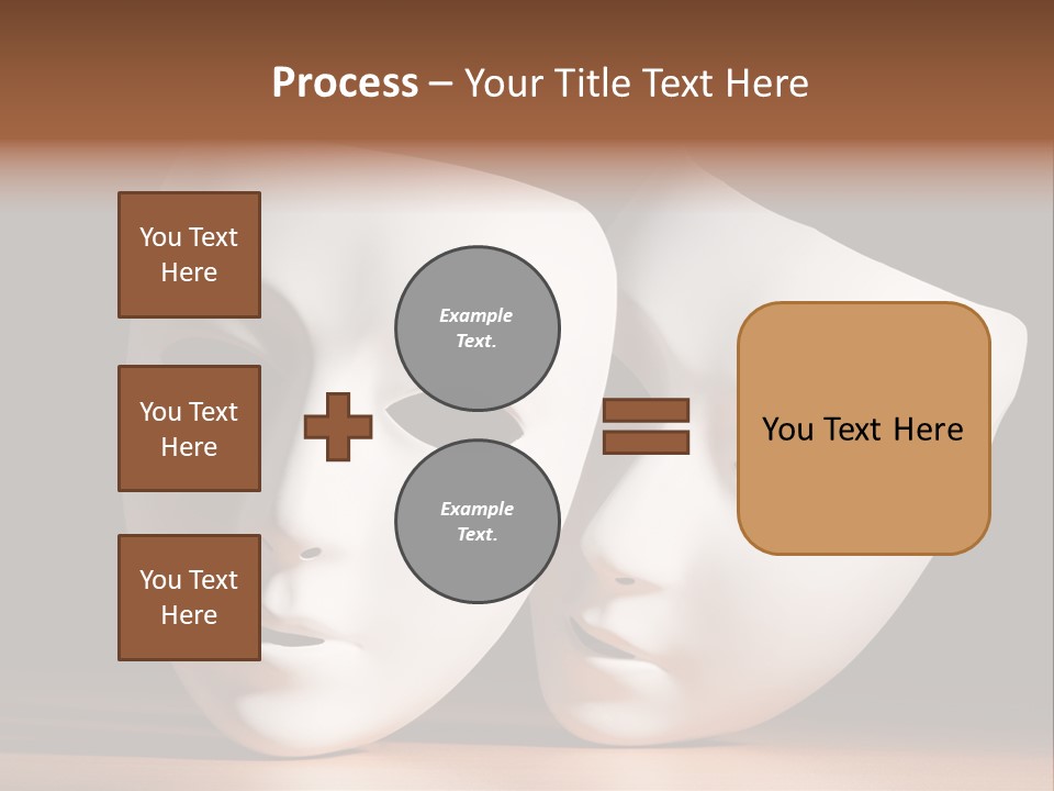 Folded Actor Cheerful PowerPoint Template