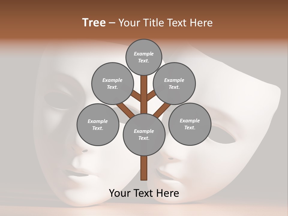 Folded Actor Cheerful PowerPoint Template