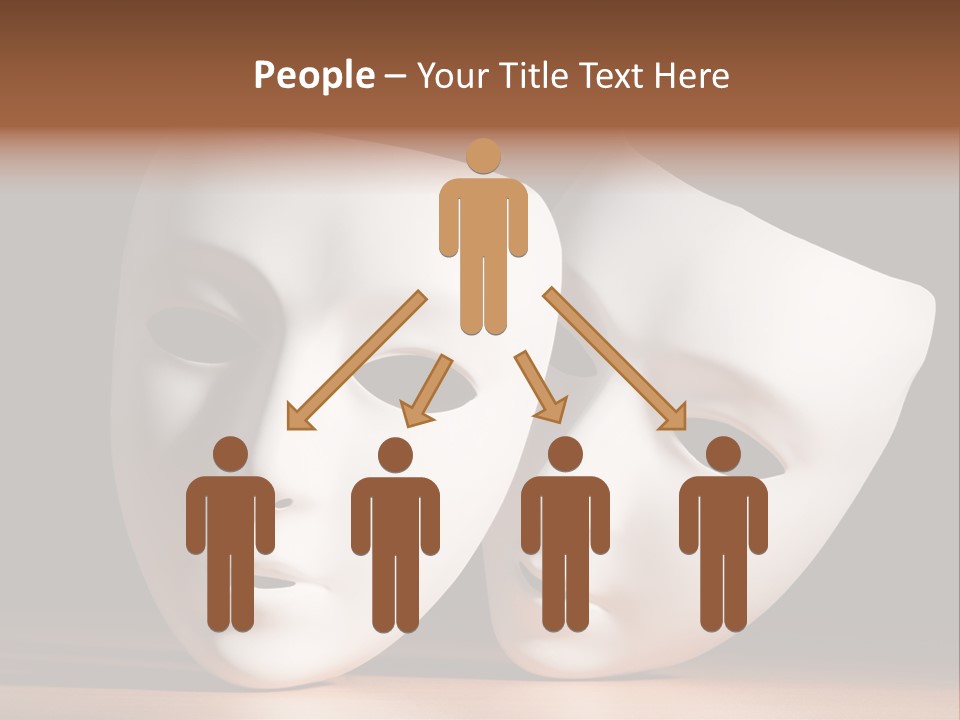 Folded Actor Cheerful PowerPoint Template