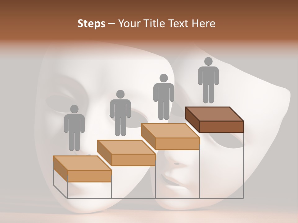 Folded Actor Cheerful PowerPoint Template