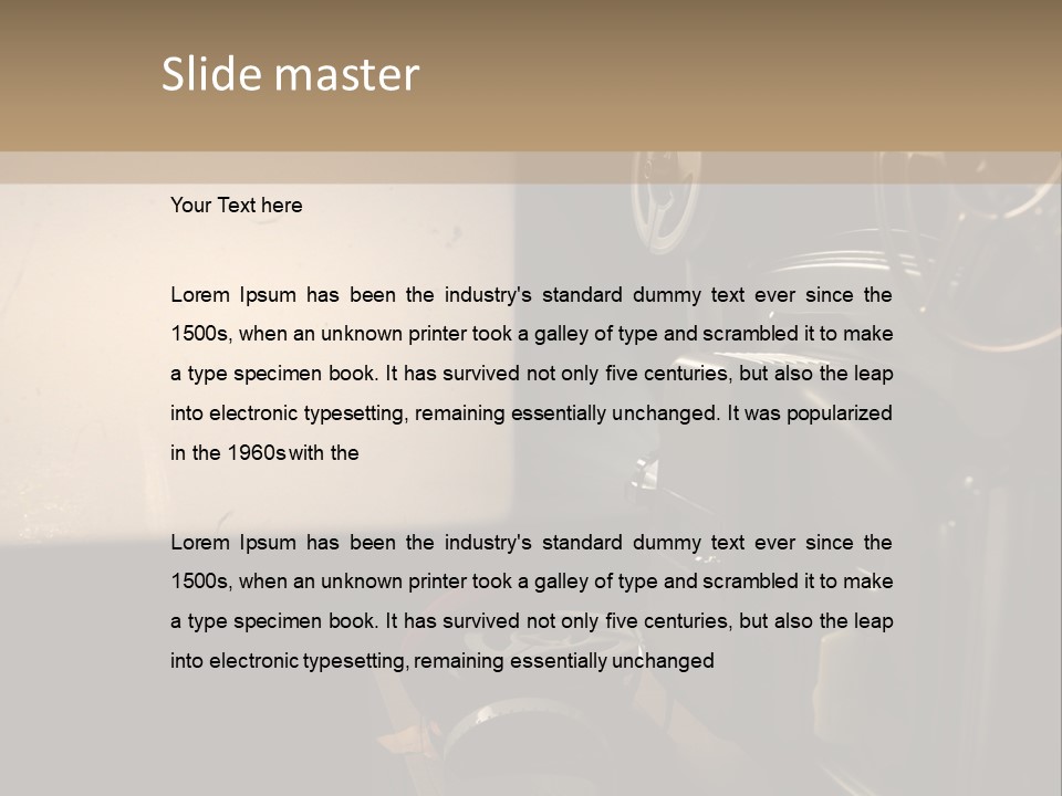 Entertainment Super  Beam PowerPoint Template