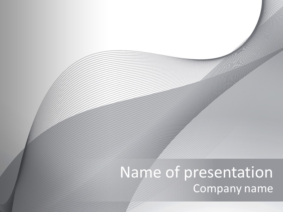 Paper Curl Graphic PowerPoint Template