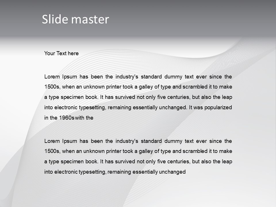 Paper Curl Graphic PowerPoint Template