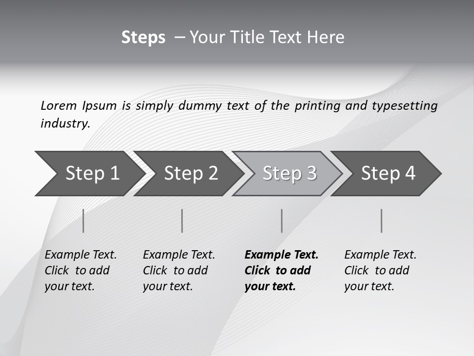 Paper Curl Graphic PowerPoint Template