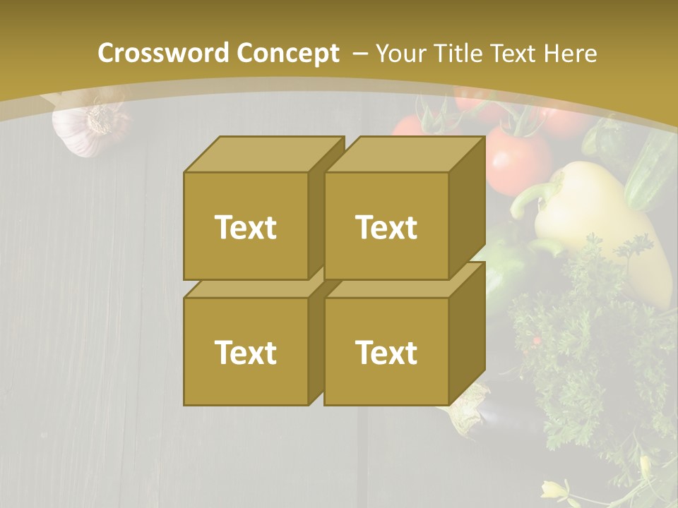 Farm Salad Background PowerPoint Template