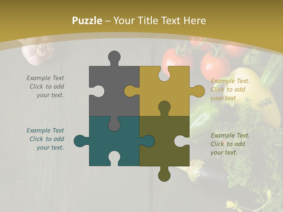 Farm Salad Background PowerPoint Template