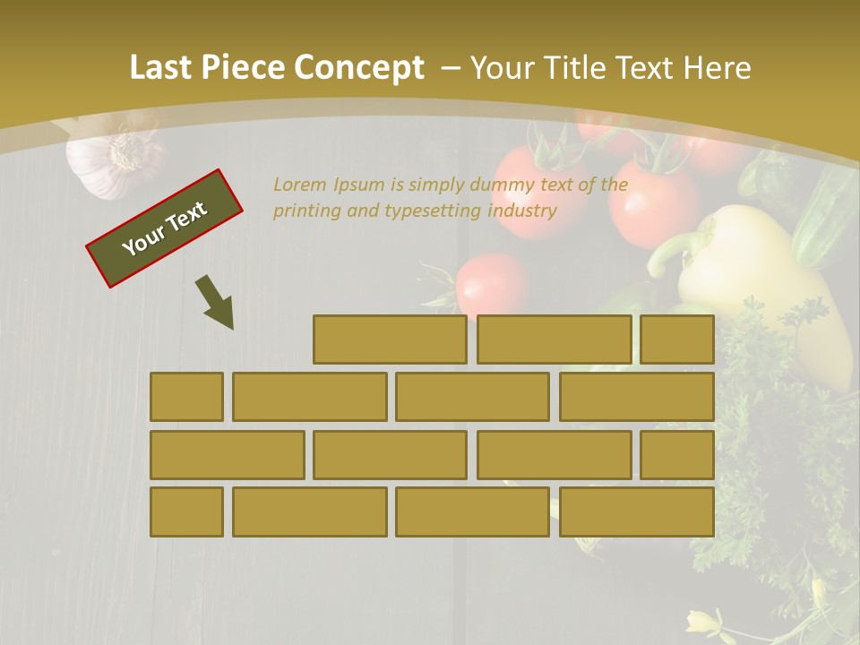 Farm Salad Background PowerPoint Template